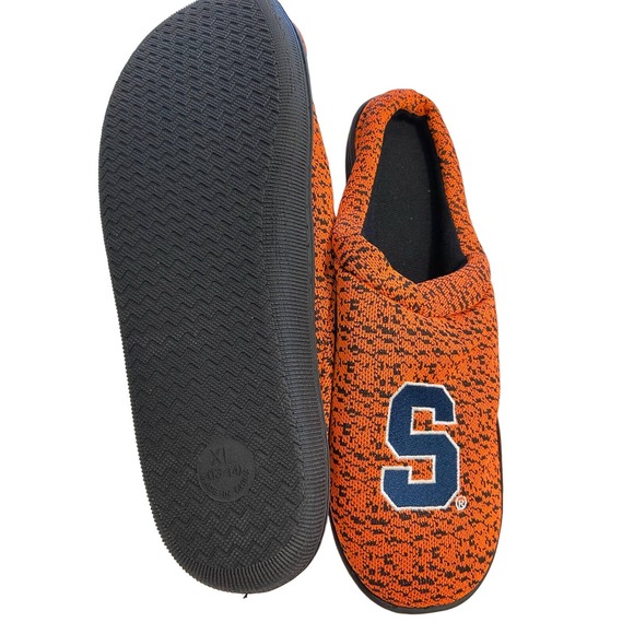 FOCO Mens NCAA Syracuse Orangemen Poly Knit Slippers SZ XL - Picture 2 of 4